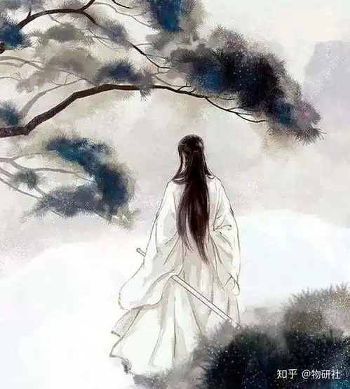 女生头像霸气背影坐地古