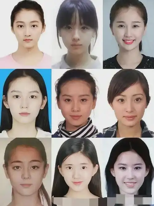 知名女星的证件照,算是素颜了吧快来看看到底谁赢了