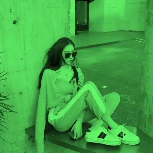 绿色头像女女生绿色头像全绿霸气
