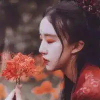 古风红衣女子唯美头像图片微信头像图片大全