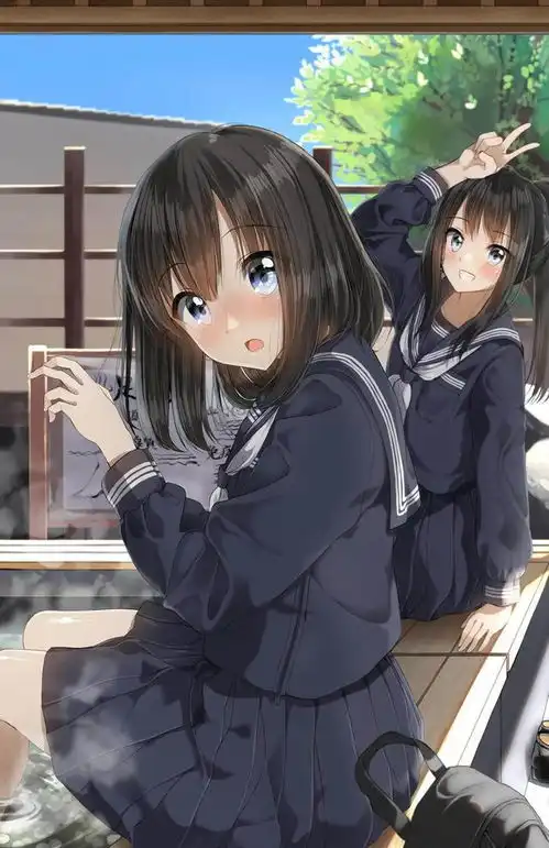超有故事的二次元校园青春少女插画作品动漫美图壁纸来啦