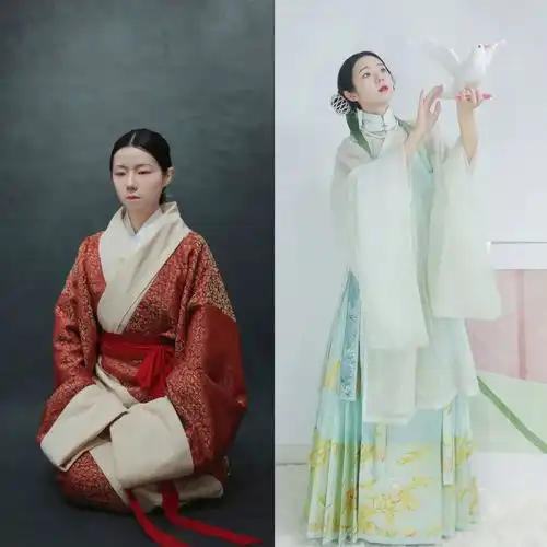 汉服蒙眼睛唯美头像