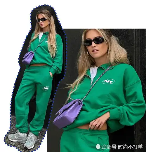 今秋火了一种颜色叫凯莉绿,穿上秒变元气少女,时尚减龄好显嫩