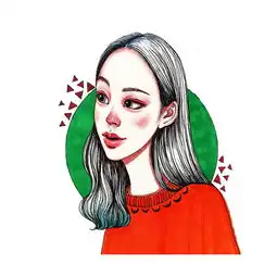 手绘人物头像