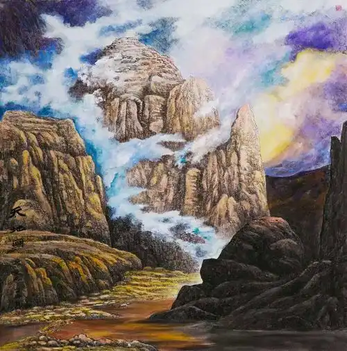 预告大东胜境丁香阳水墨作品全国巡展荣成站即将开展