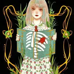 诡异重口动漫女生头像病娇图片很血腥又唯美的油画