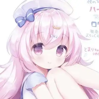 白色头像女孩子的动漫女