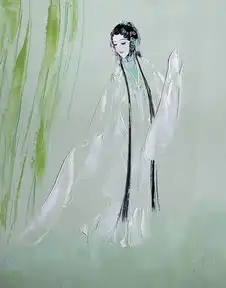 他的油画,浓浓的中国意境