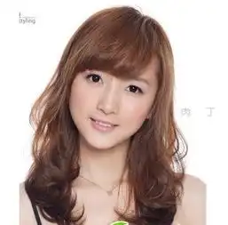 淑女烫发发型长脸女生的时尚长发烫发发型