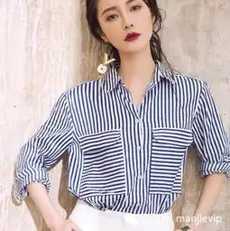 春季新装时尚干练百搭衬衫穿出欧美女王风范