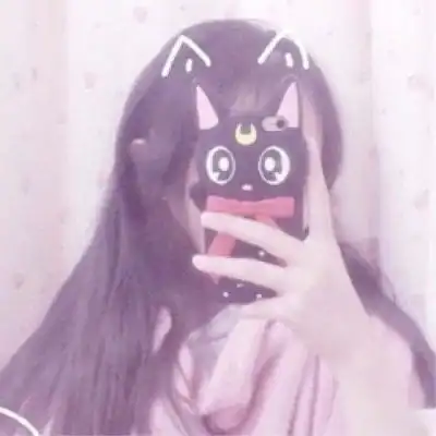 少女心头像粉色小清新真人和二次元女生头像