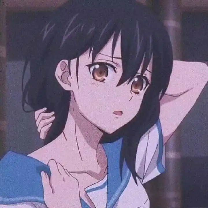 小女孩头像可爱萌动漫头