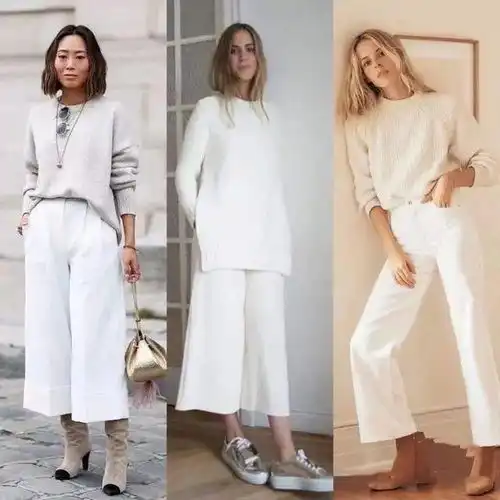 现代还在留恋针织衫尝试一下时髦的羊绒衫搭配,好看还保暖