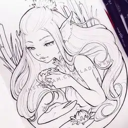 小清新的美少女漫画,拿去做头像吧