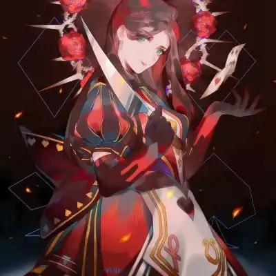 霸气高冷御姐范的二次元女生头像二次元女生动漫qq头像