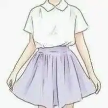 求像这样的只有一个半身然后穿一个裙子的女生漫画头像最好是闺蜜头像越多越好