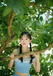 粗黑双麻花辫清纯女孩唯美气质清新靓丽写真4
