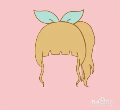 ps微信头像女卡通手绘图方法