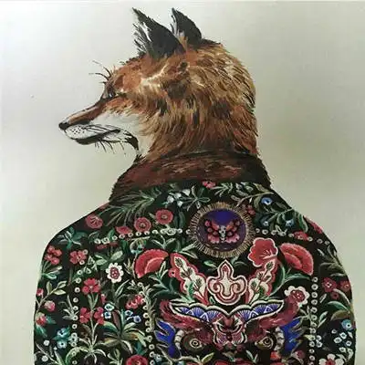 动物穿衣服头像