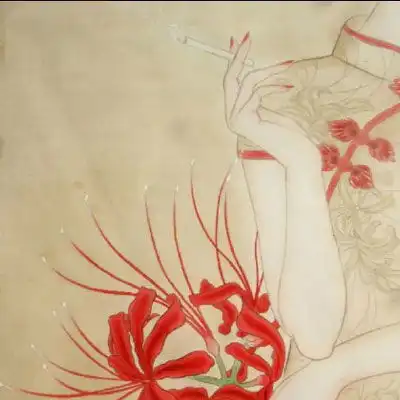 彼岸花头像女生唯美图片彼岸花系列冷酷女孩