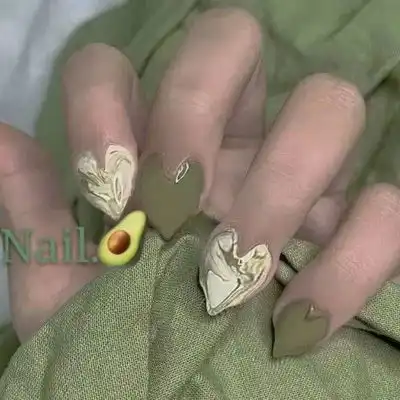 绿色的小清新女头qq头像青春校园小清新图片