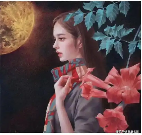 80后艺术家,将西方油画意境发挥的淋漓尽致,看上去极具美感
