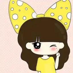 一个可爱卡通图片是一个编辨的小女生眼睛旁边有个小痦子头很大非常卡哇伊请问这图片叫什么名...