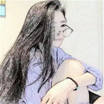 素描头像女生,唯美好看漂亮的女青年素描头像真人图片