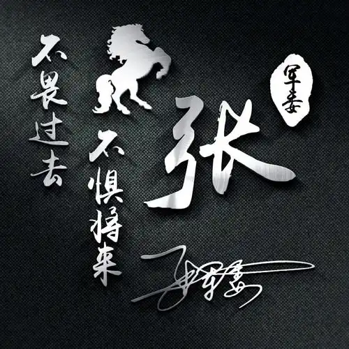 2022你的微信头像该换新了,三十张3d高端姓氏签名头像,有你的吗