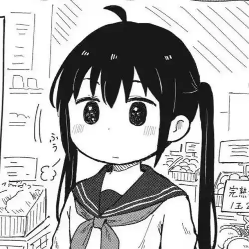 黑白漫画女生头像