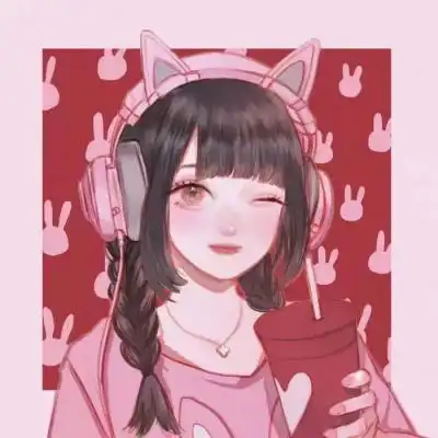 粉红头像女生中年少女