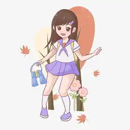 手绘可爱的女生插画图片素材其他格式下载动漫人物大全