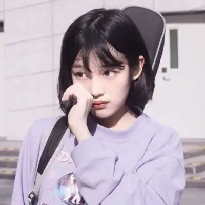 短发时尚女生头像,短发的你霸气长存