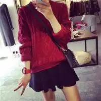 穿毛衣的女生头像