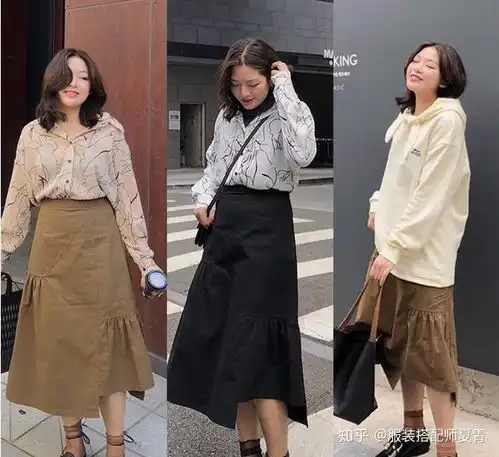 一胖毁所有120斤穿成90斤,真人示范显瘦穿搭,胖妹也有春天