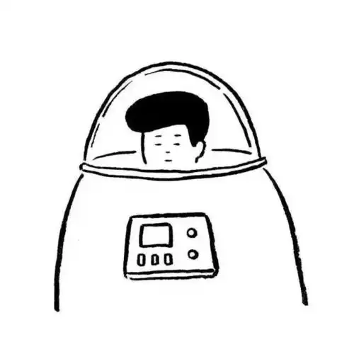 头像男黑白简笔头像图片