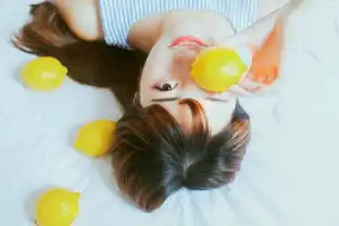 可爱柠檬女孩甜美写真清新如夏日沁人心脾
