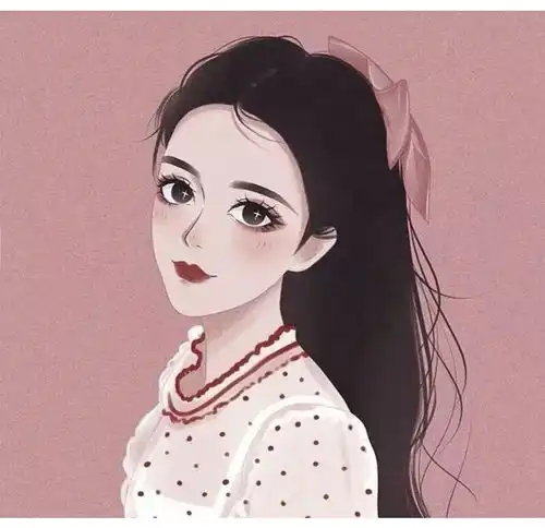 小女孩可爱头像卡通动漫