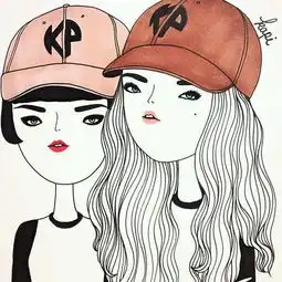 搞怪头像女小孩动漫头像