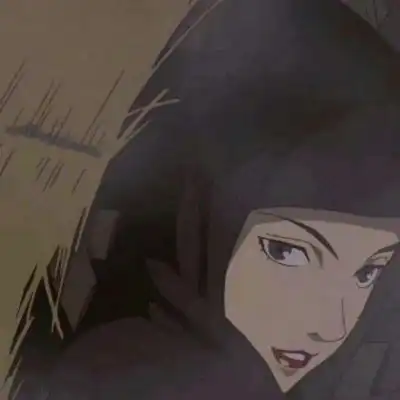 黑白动漫头像丧女二次元很丧很酷的女生头像