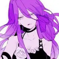 女生浅紫色霸气头像动漫清新紫色头像女生唯美