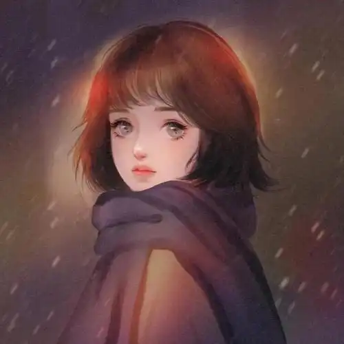 女生头像,柔美