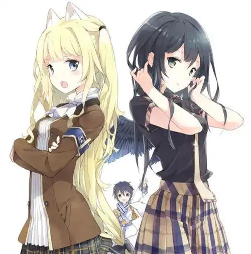 珍藏的动漫头像好闺蜜系列美图,愉快的事情就是喜欢与你分享