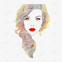 手绘欧美时尚女生素材图片免费下载高清卡通手绘png千库网图片编号7291385