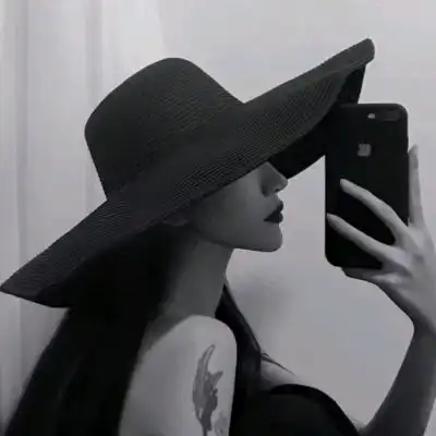 女生头像黑白高冷高清头