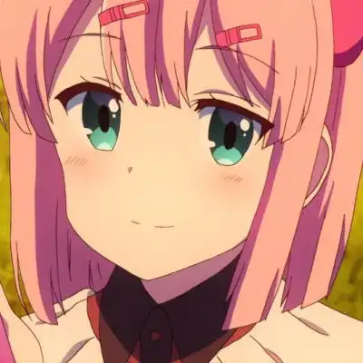 二次元头像女呆萌唯美可爱萌粉色二次元头像图片