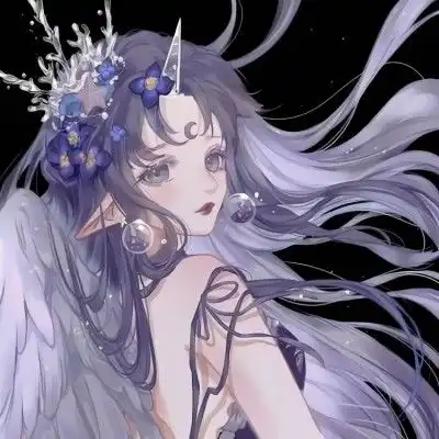 一组好看可爱的古风女生手绘头像