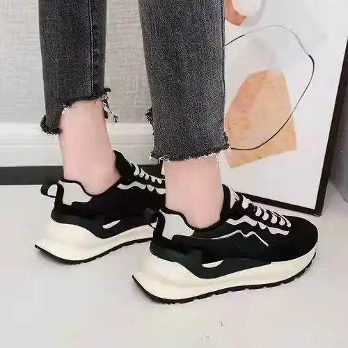 高级感老爹鞋女韩版春季新款ins潮小众百搭厚底运动休闲鞋