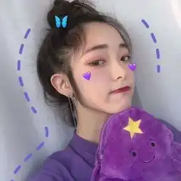 搞怪头像女小孩女生