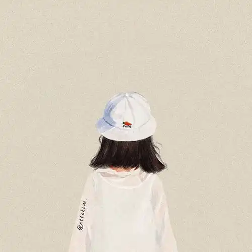 女头像高冷背影
